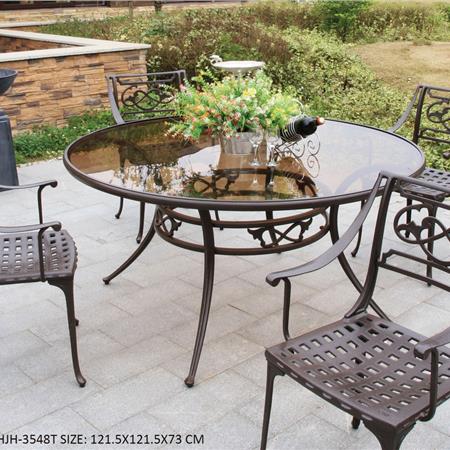 Patio furniture garden dinning table and chair