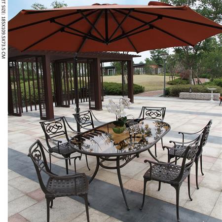Patio furniture outdoor dinning table and chair