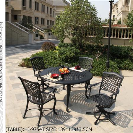 Patio dinning table and chair outdoor furniture