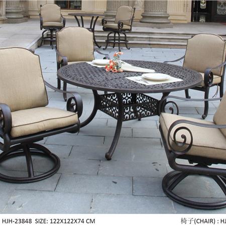 Patio dinning table and chair