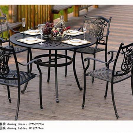 Cast aluminum patio furniture garden furniture