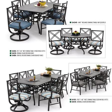 Cast aluminum patio furniture garden furniture outdoor furniture